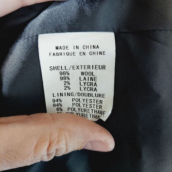 Theory Gray Wool Blazer - Picture 7 of 9